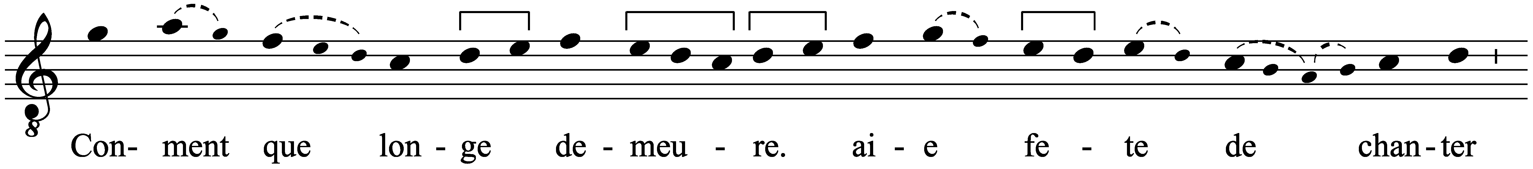 Work musical notation